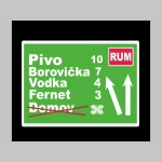 ALKO TOUR Pivo, Borovička, Fernet, Vodka, Rum  mikina s kapucou stiahnutelnou šnúrkami a klokankovým vreckom vpredu 